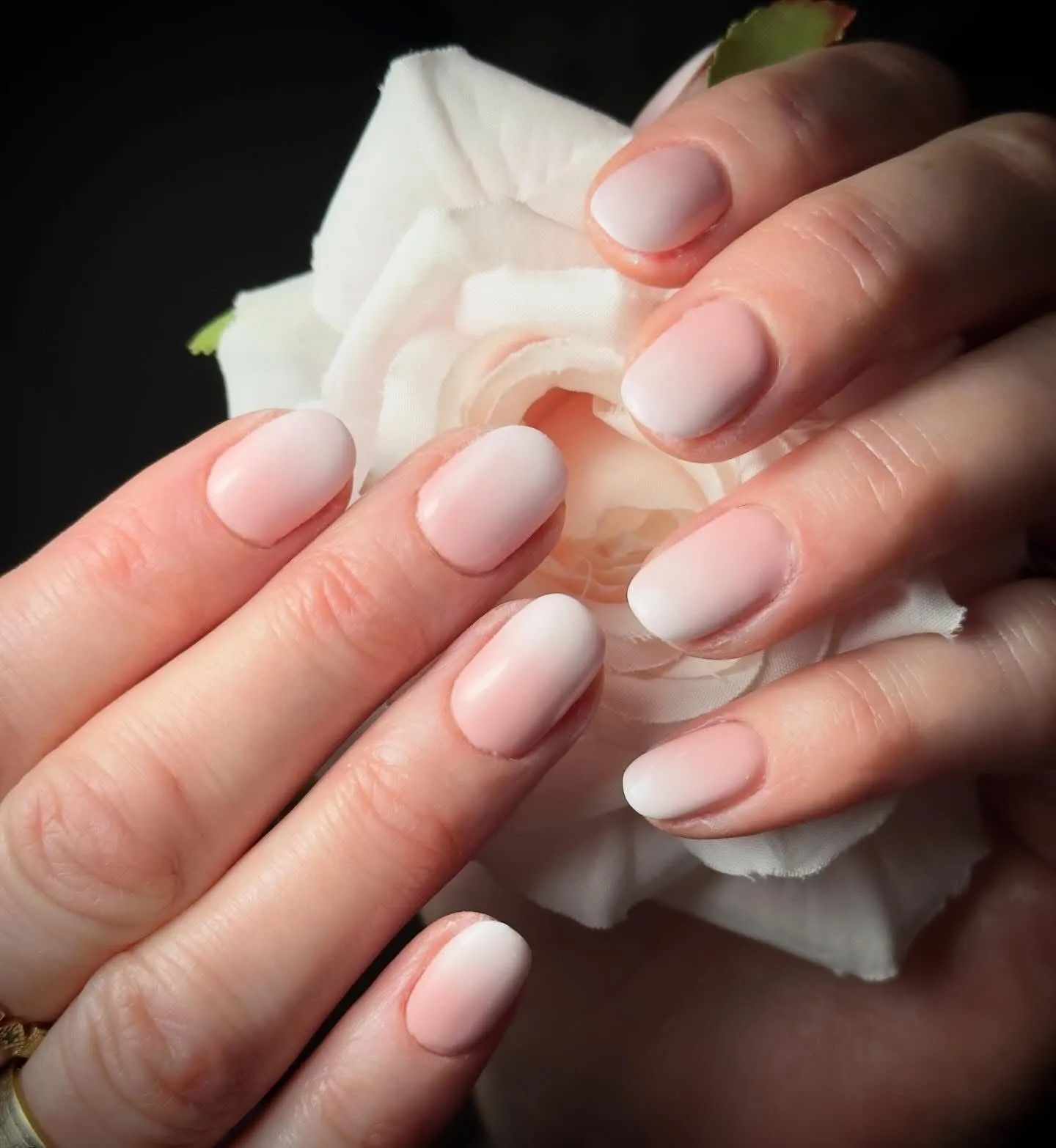 Nail art rose chrome — Fanny Ohana Nails